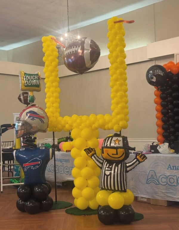 Combo Football sculpture  7ft to 8 ft