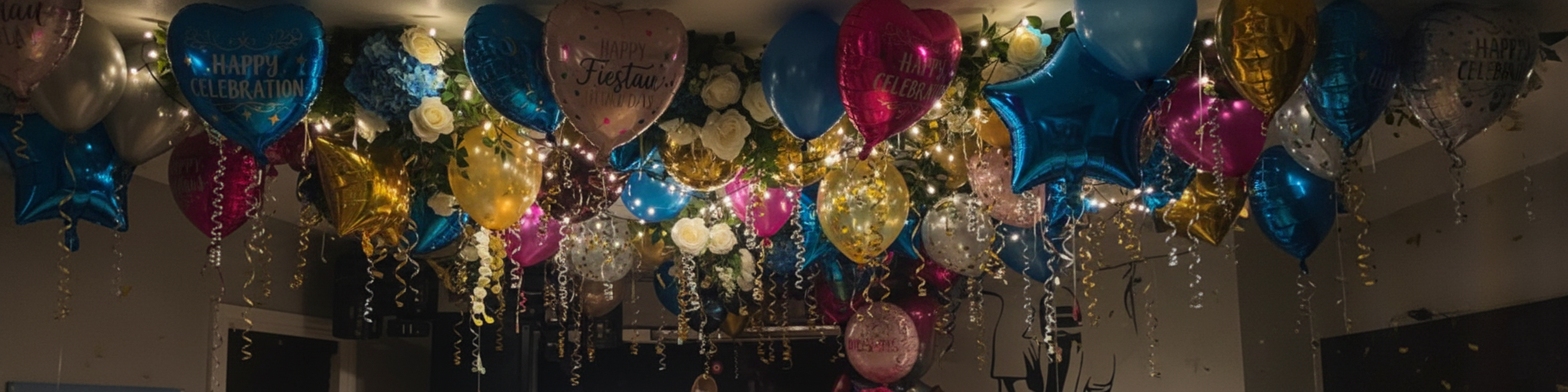 Organic balloon ceiling